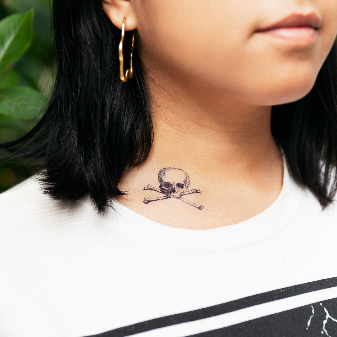 CARTOLINA SKULL TATTOO PAIR