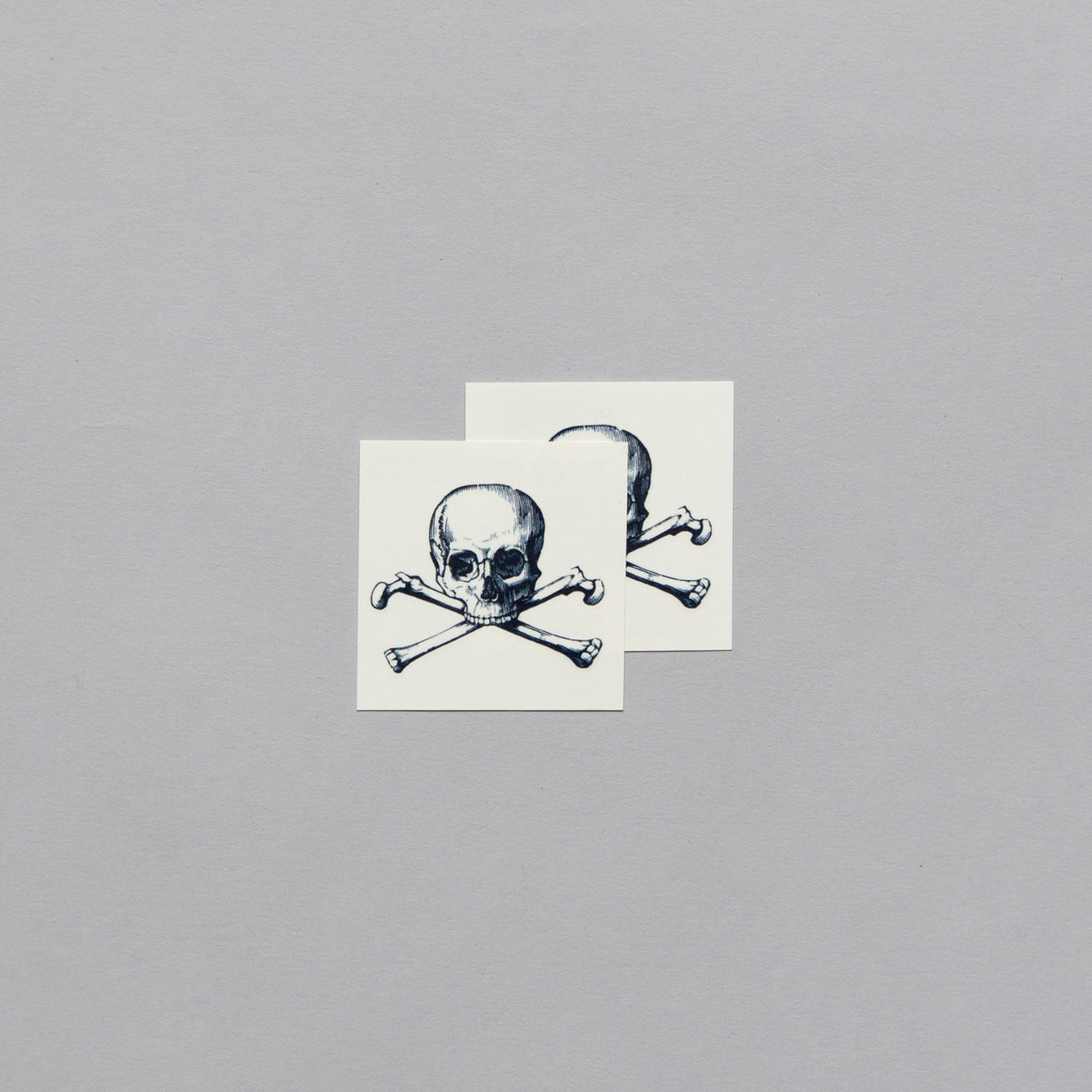 CARTOLINA SKULL TATTOO PAIR