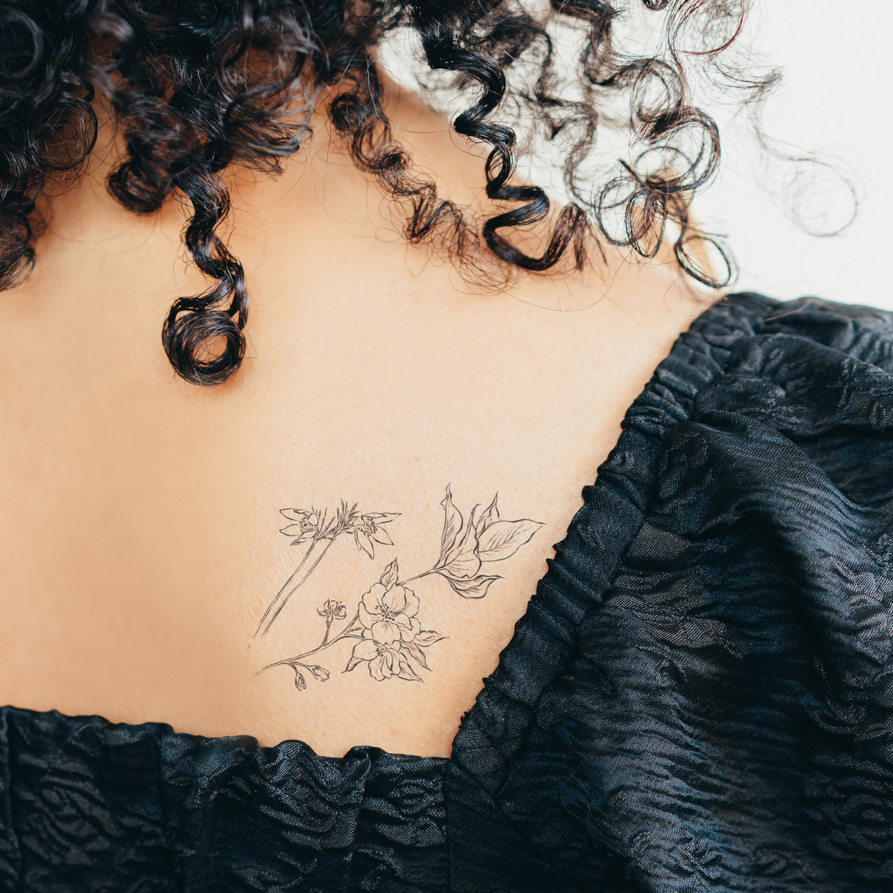 FINE FLORALS TATTOO SET