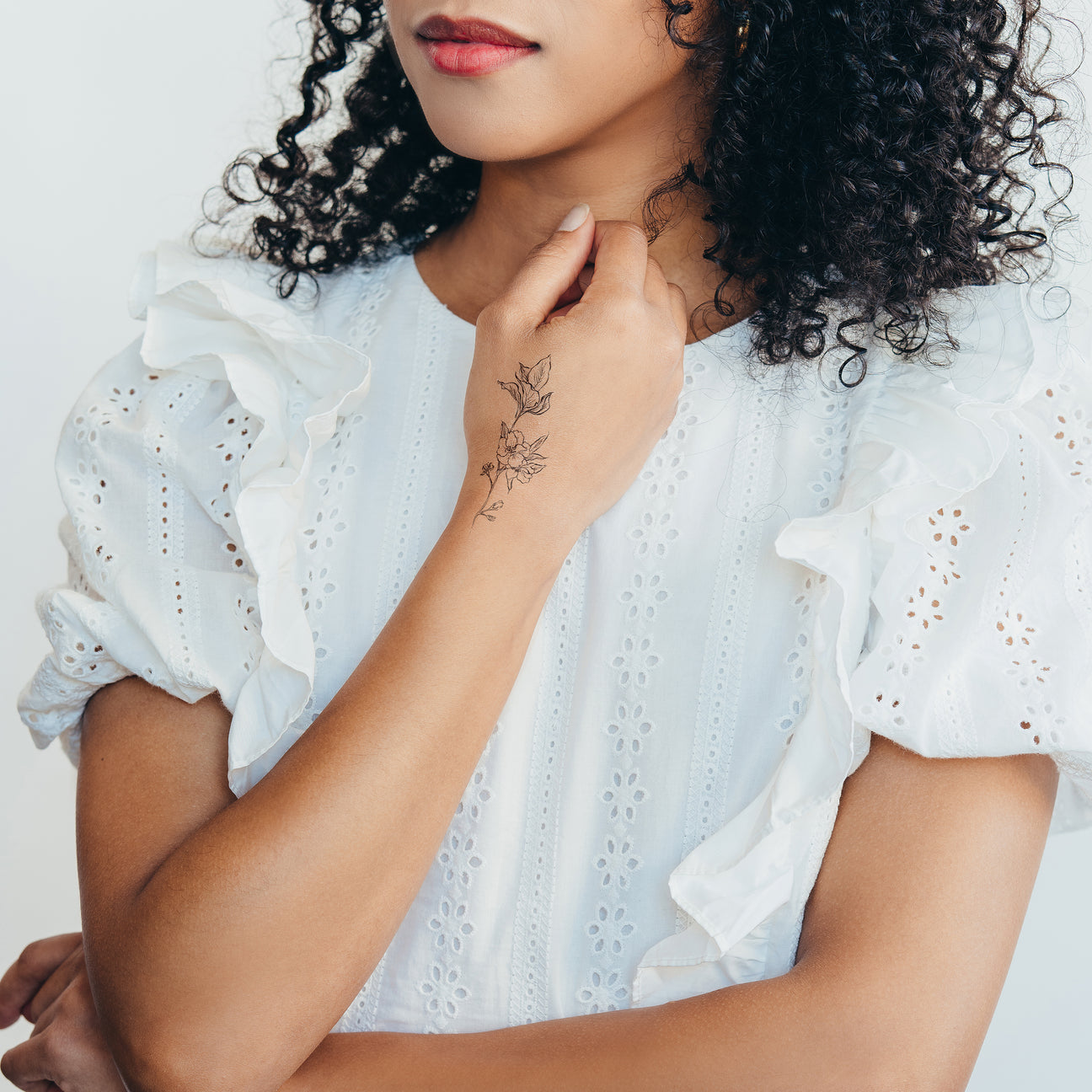 FINE FLORALS TATTOO SET