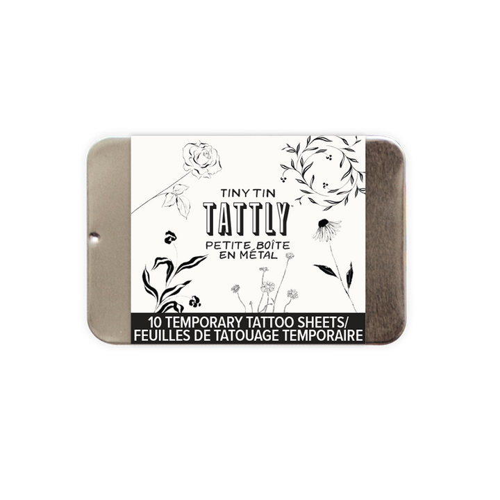 TINY FLOWER FEST TATTOO TIN