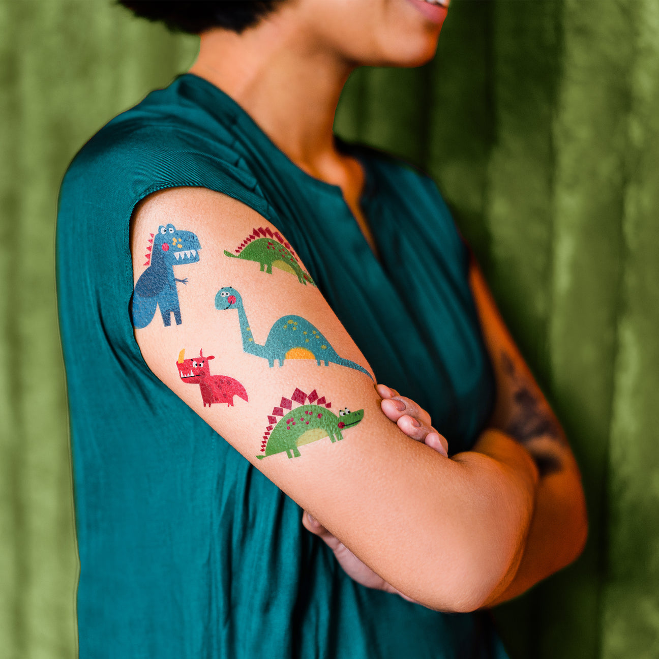 DINO FRIENDS TATTOO SET