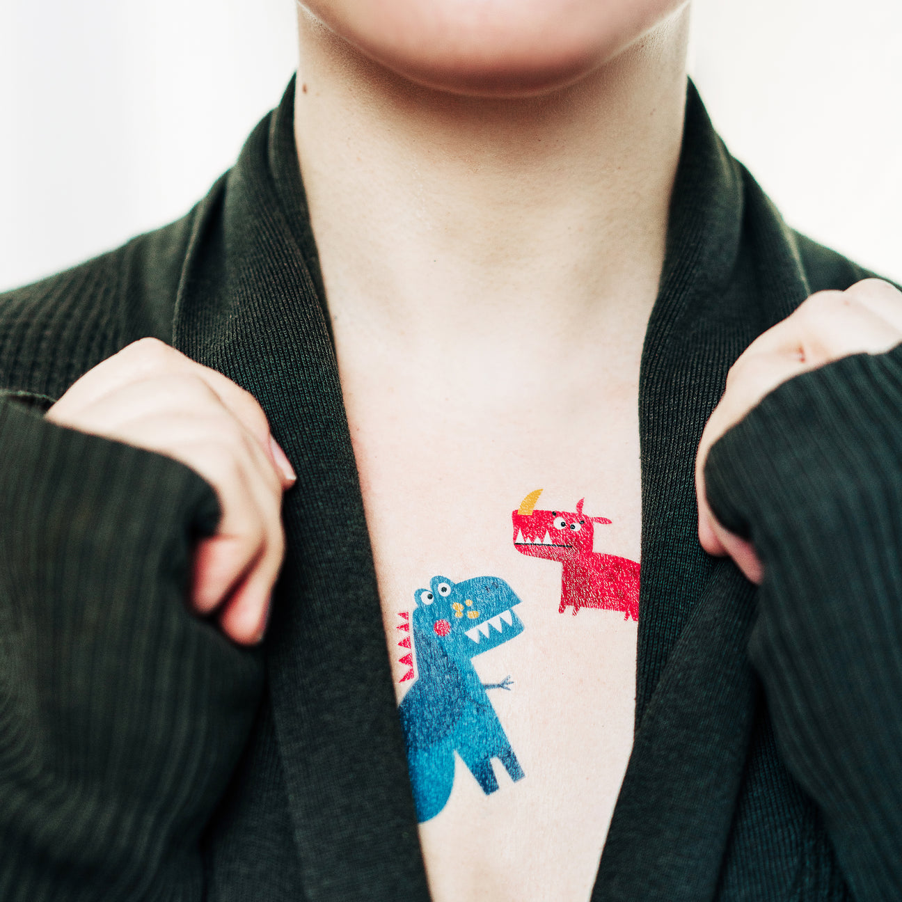 DINO FRIENDS TATTOO SET