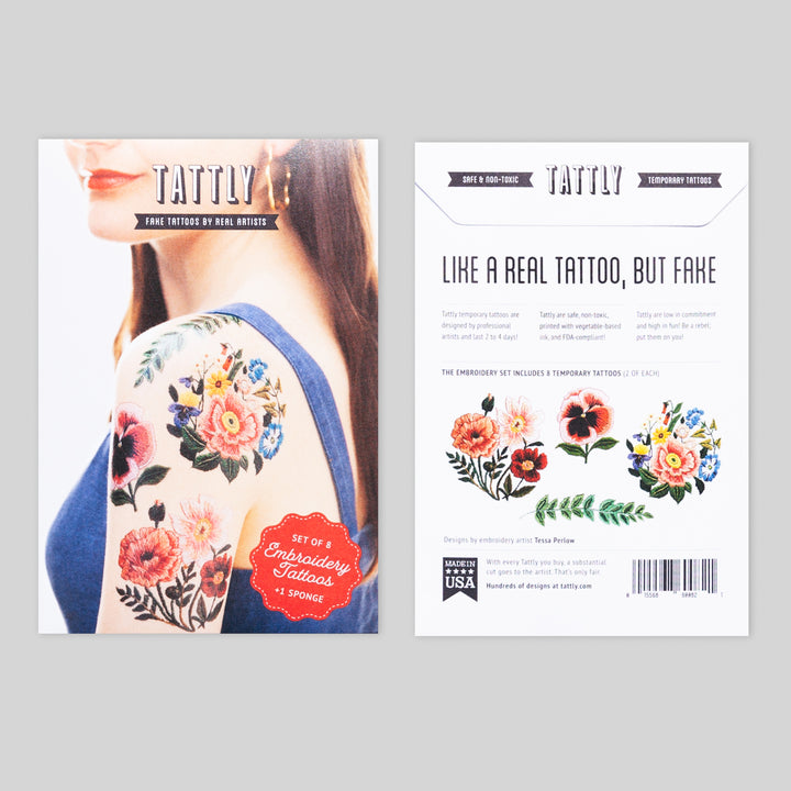 Embroidery Tattoo Set