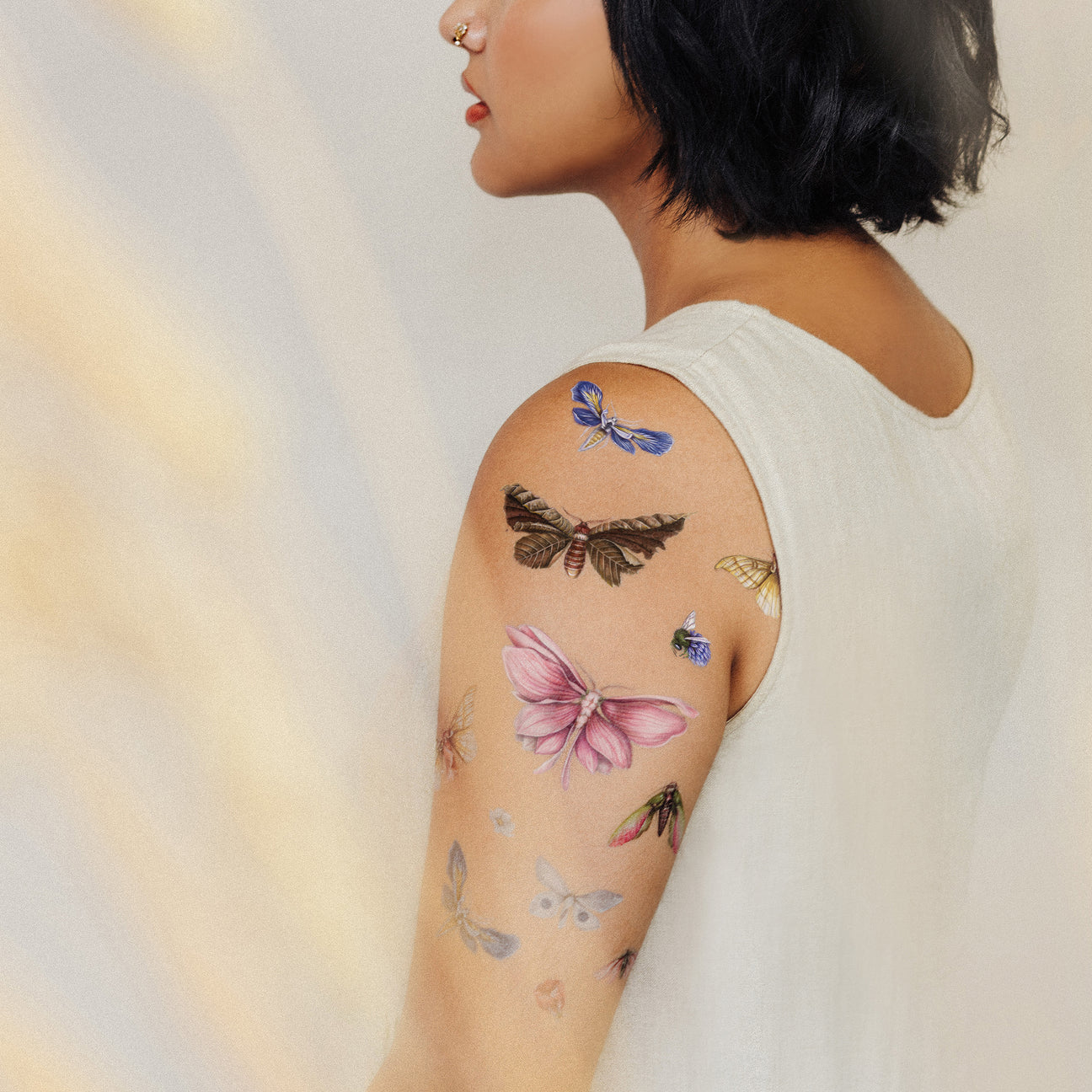 FLORAFLIES TATTOO SHEET