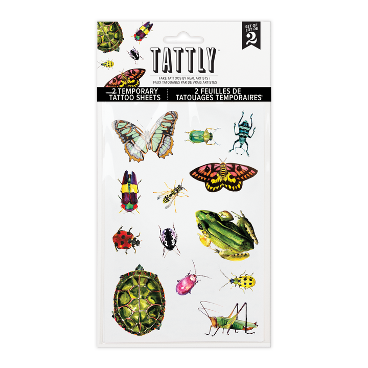 Critters On The Move Tattoo Sheet