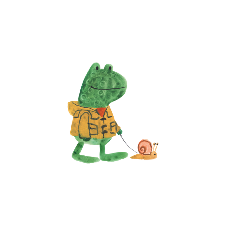 Frog & Snail Tattoo Pair