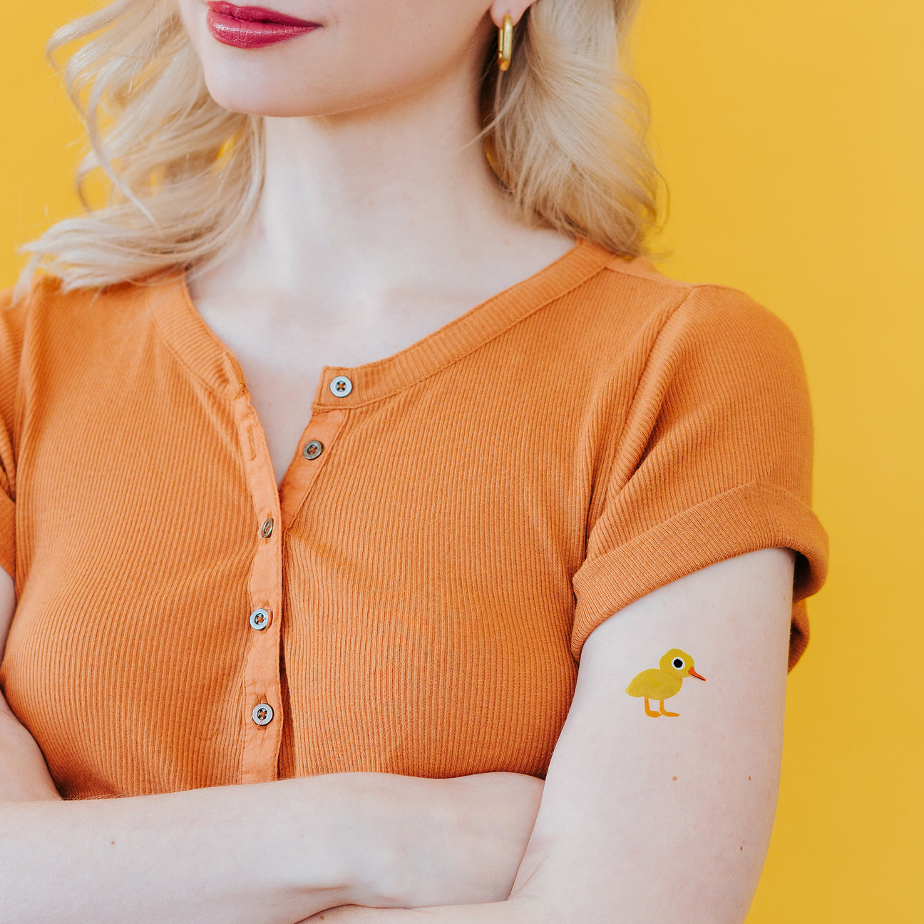 DUCKLING TATTOO PAIR