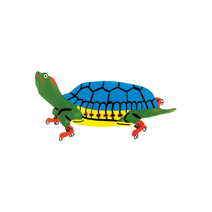 Skater Turtle Tattoo Pair