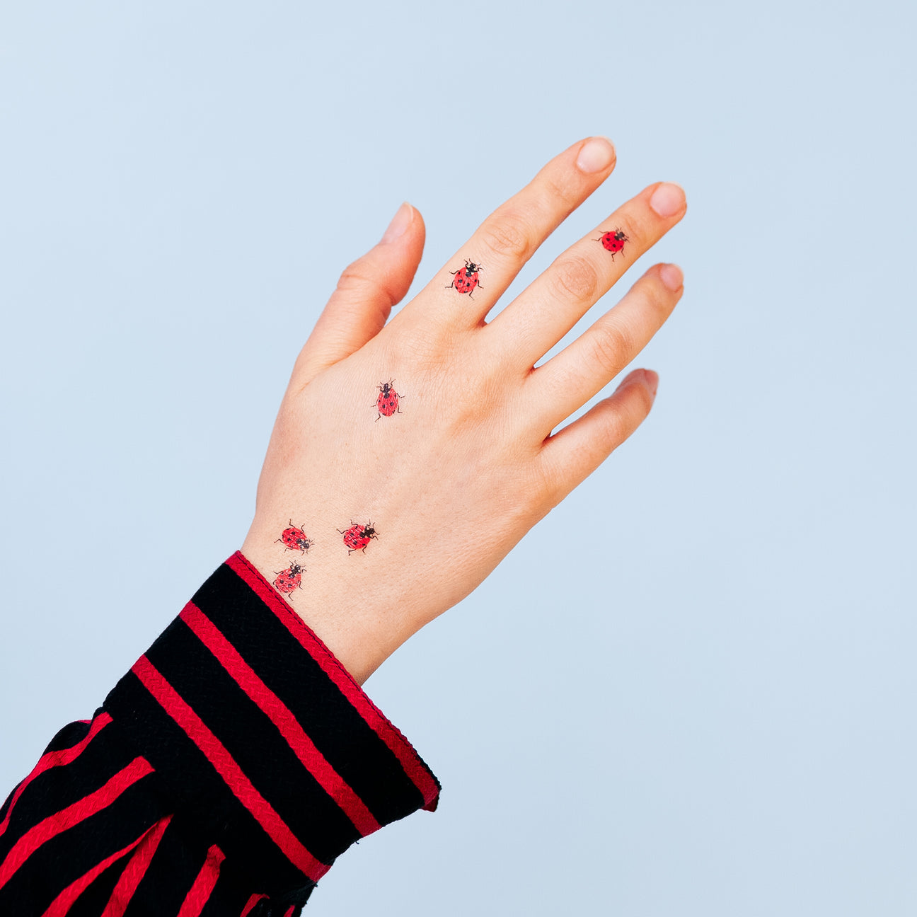 LADYBUGS TATTOO PAIR