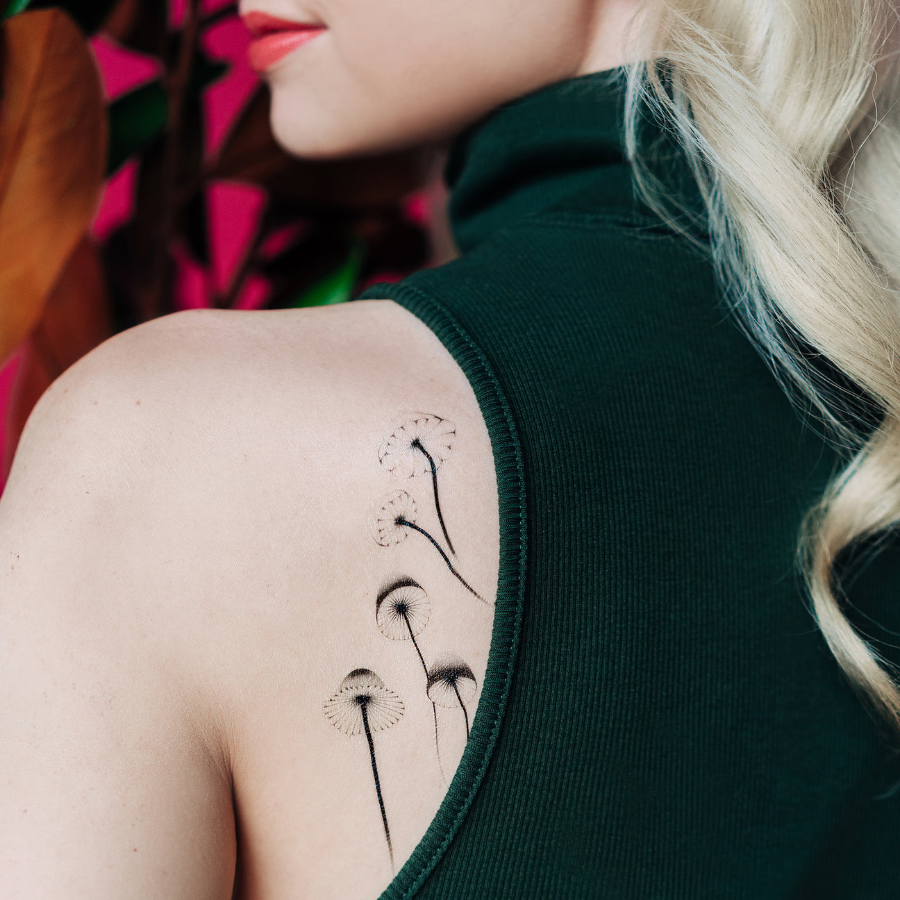 MUSHROOMS TATTOO PAIR