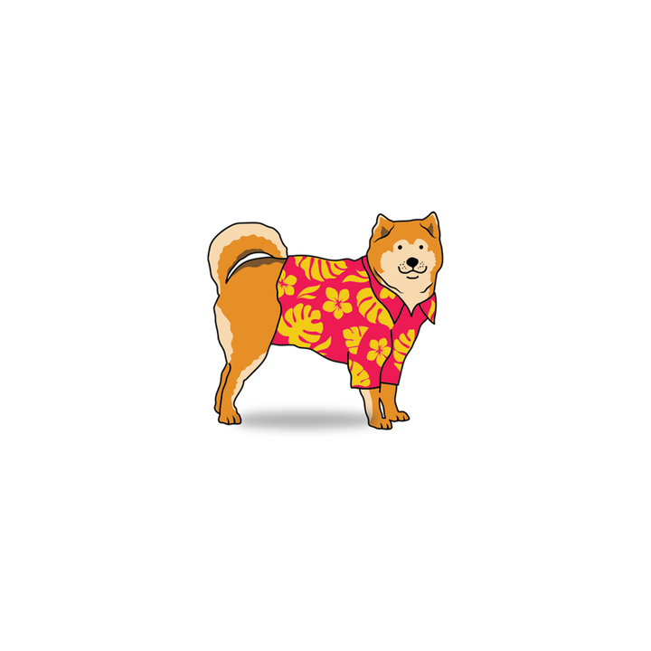 Luau Pup Tattoo Pair