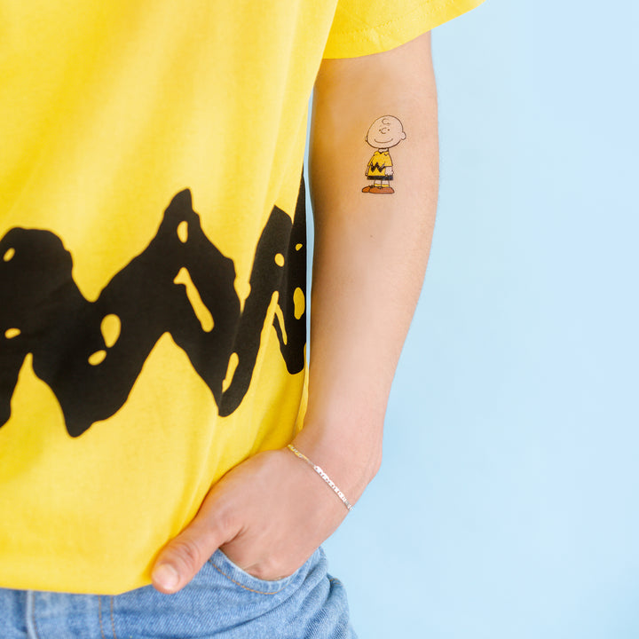 Classic Charlie Brown Tattoo Pair
