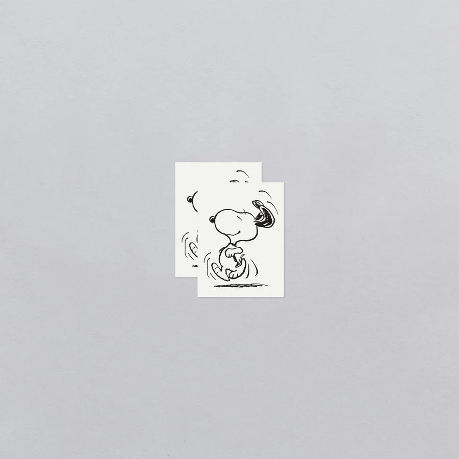 Snoopy Dancing Tattoo Pair