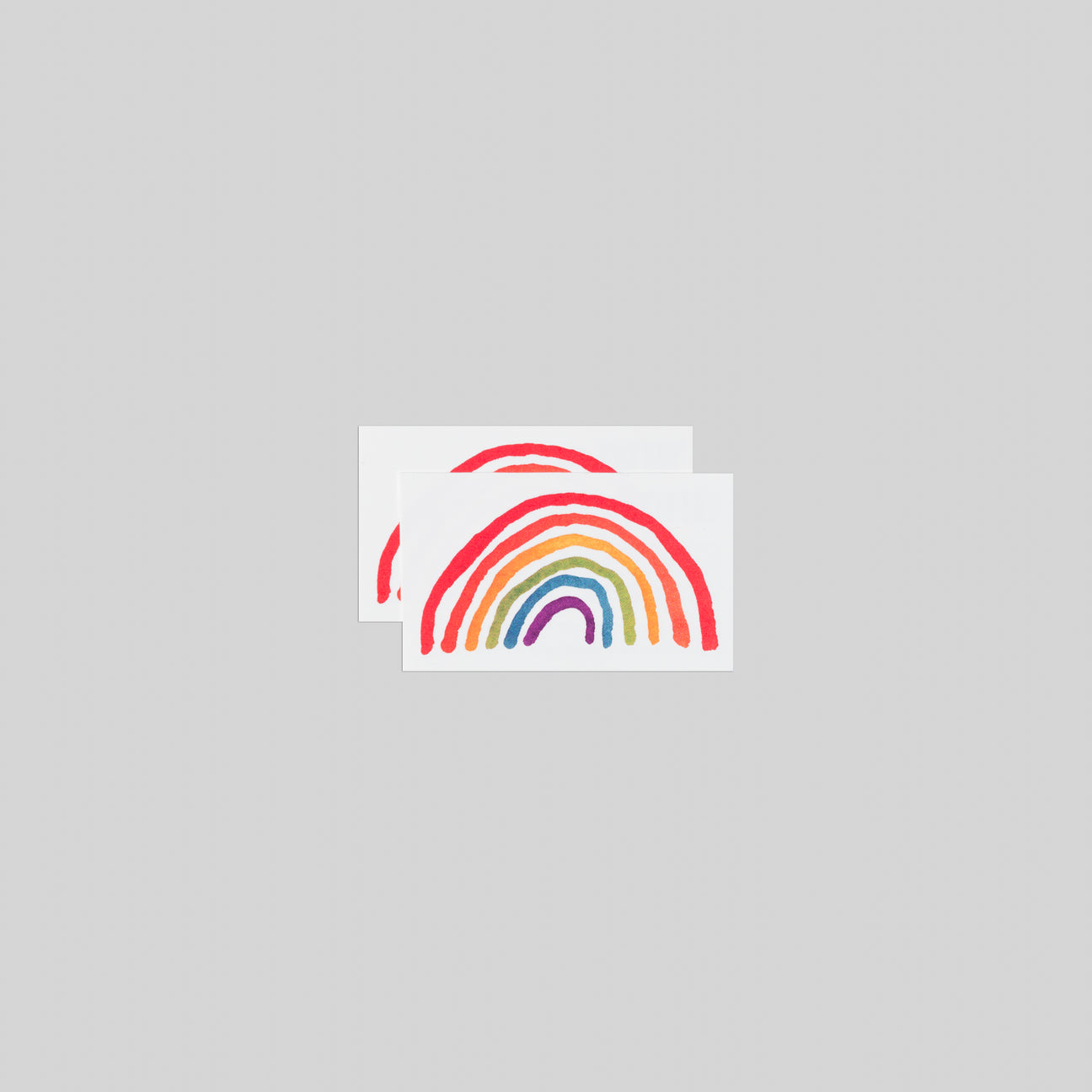 RAINBOW DOODLE TATTOO PAIR