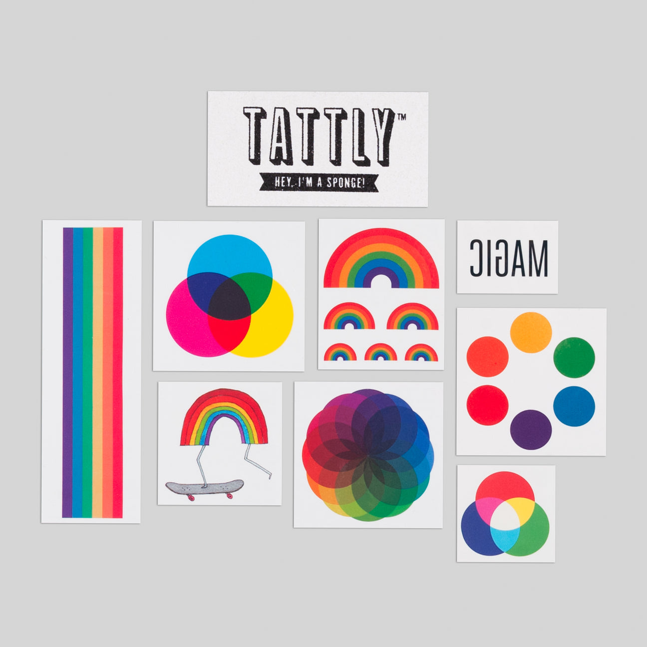 RAINBOW TATTOO SET