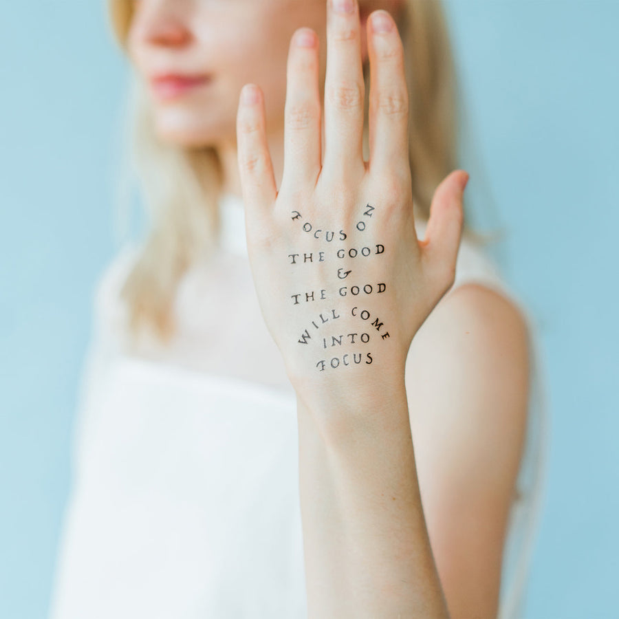 FOCUS ON THE GOOD TATTOO PAIR