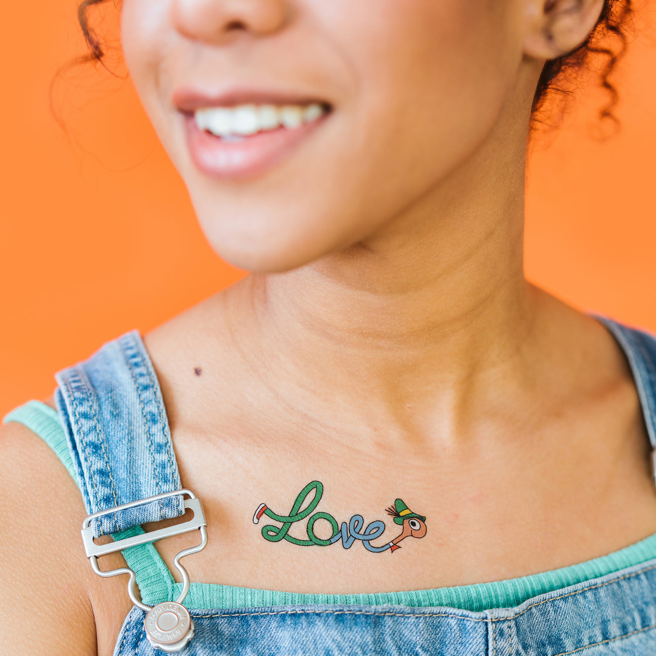 LOWLY LOVE SCRIPT RICHARD SCARRY TATTOO PAIR