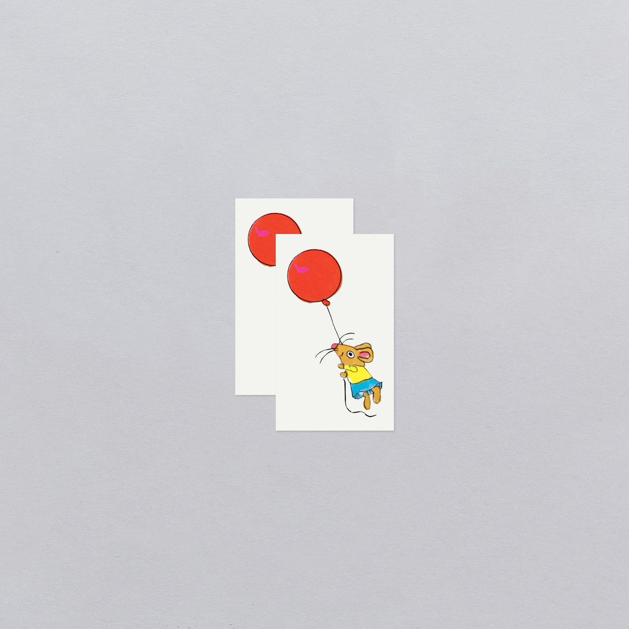 MOUSE BALLOON RICHARD SCARRY TATTOO PAIR