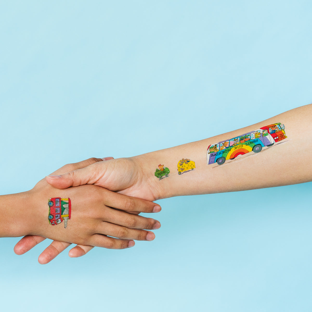 THINGS THAT GO RICHARD SCARRY TATTOO SHEET