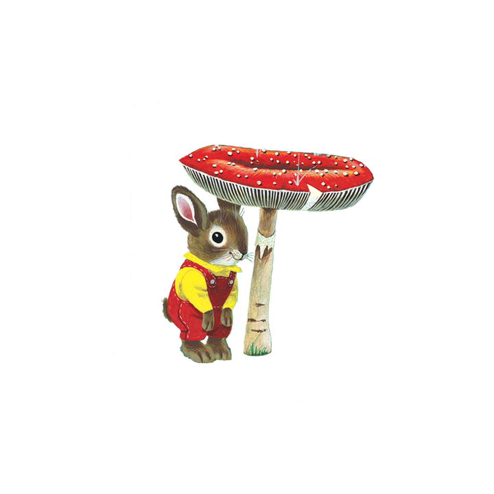 Toadstool Bunny RS Tattoo Pair