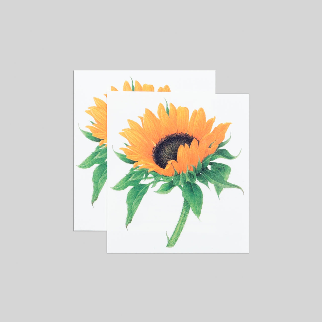 SUNFLOWER TATTOO PAIR