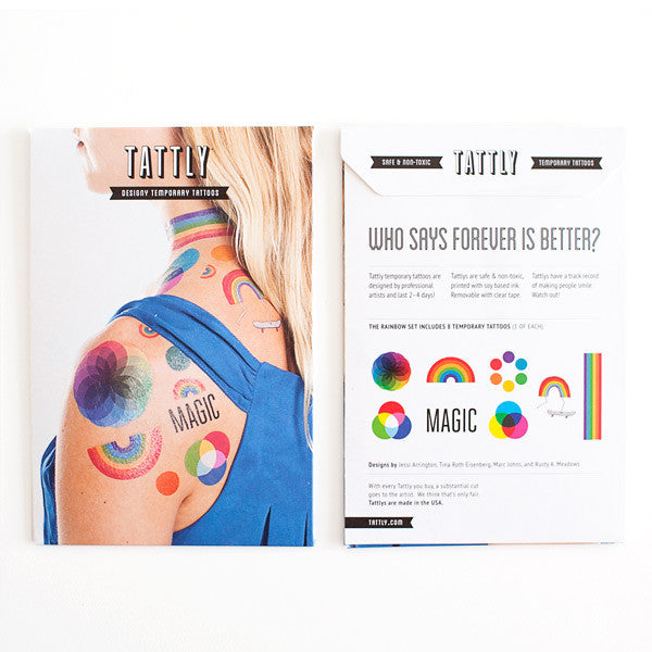 RAINBOW TATTOO SET