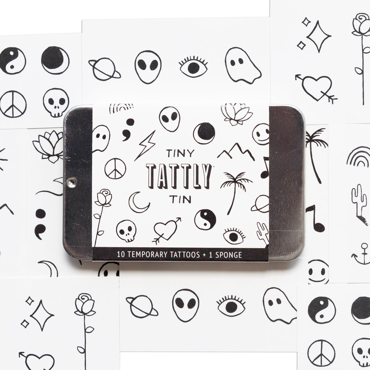 TINY FLASH ART TATTOO TIN