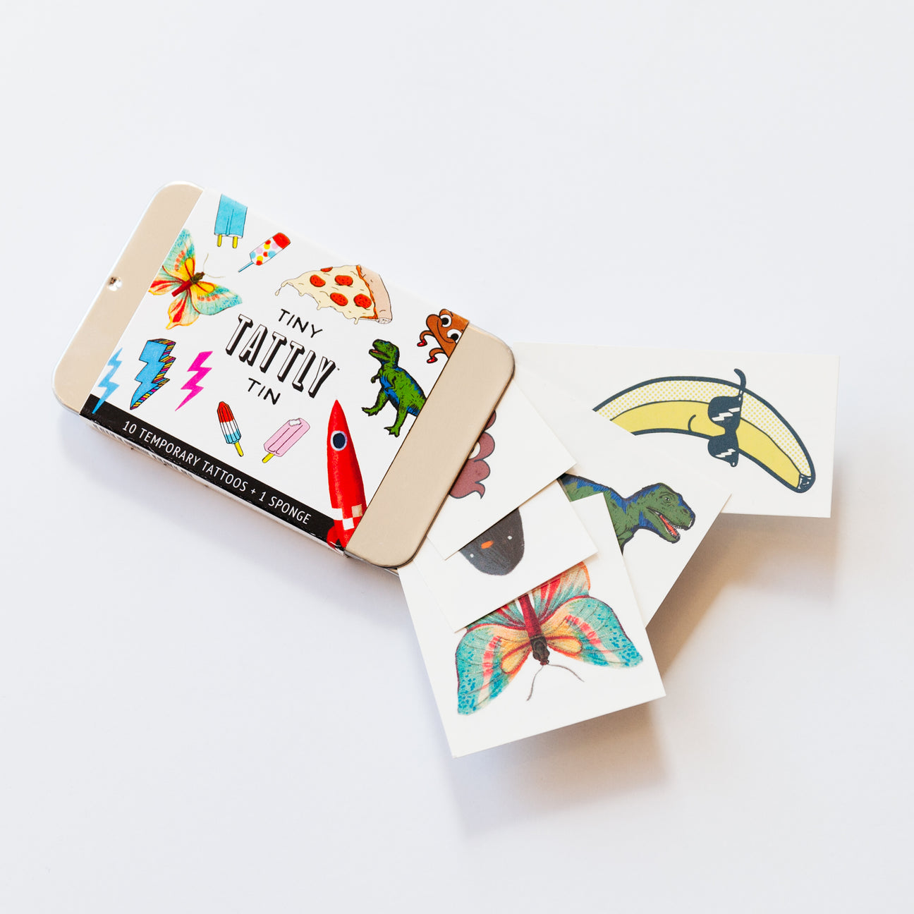 TINY FUNNER TATTOO TIN
