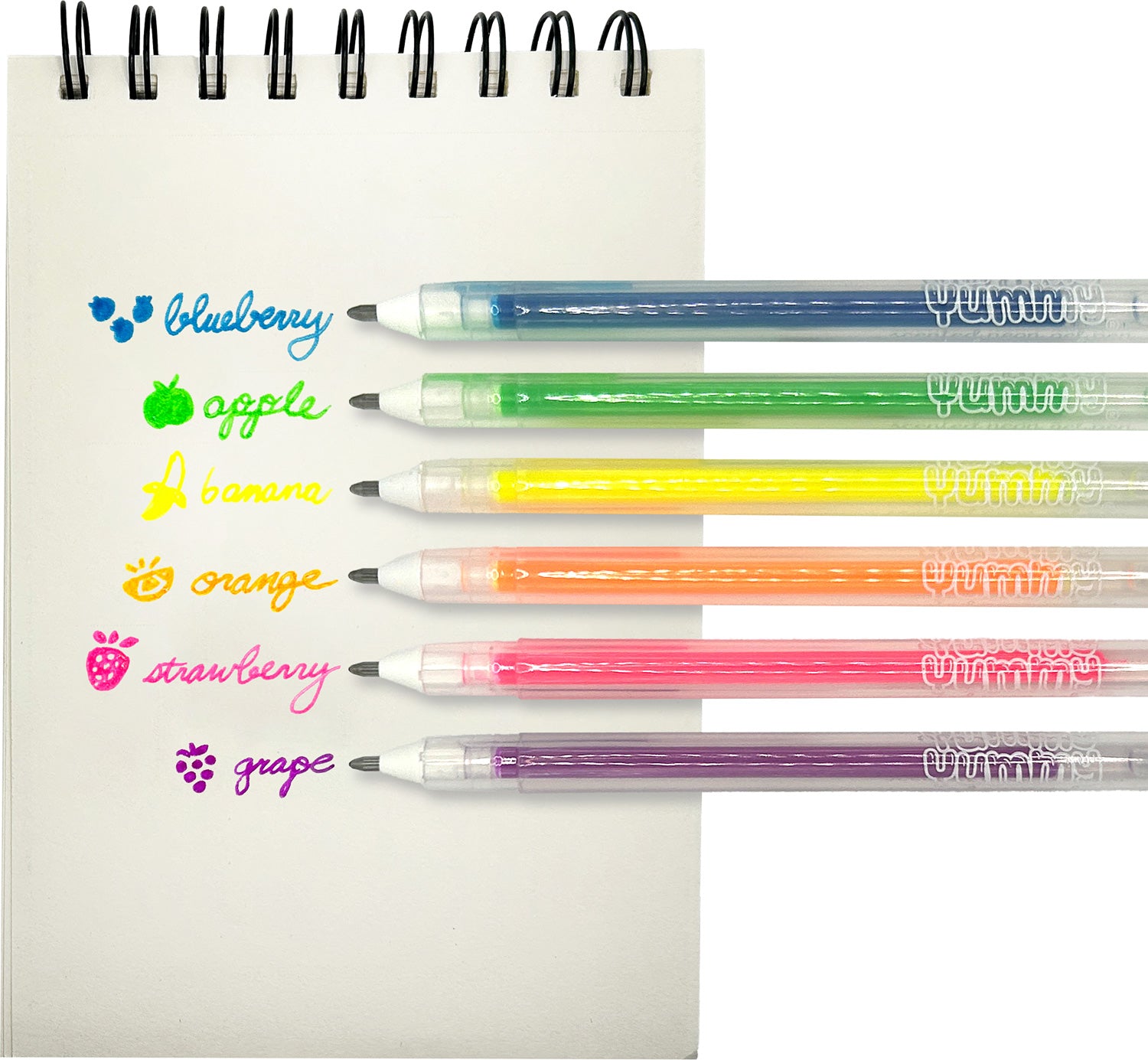 Yummy Yummy: Scented Neon Gel Pens (Set of 6)