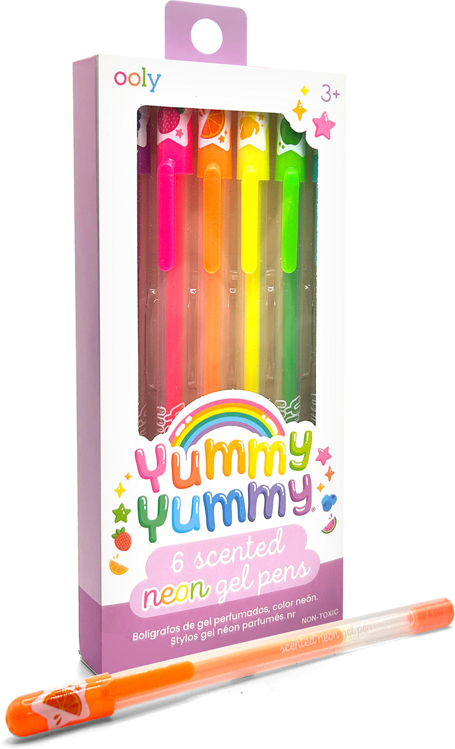 Yummy Yummy: Scented Neon Gel Pens (Set of 6)