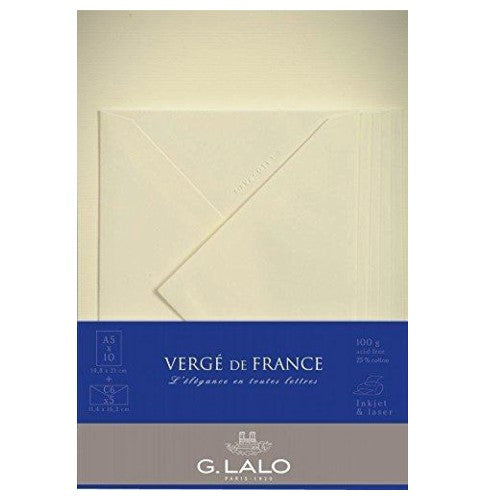G. Lalo Verge De France Writing Set