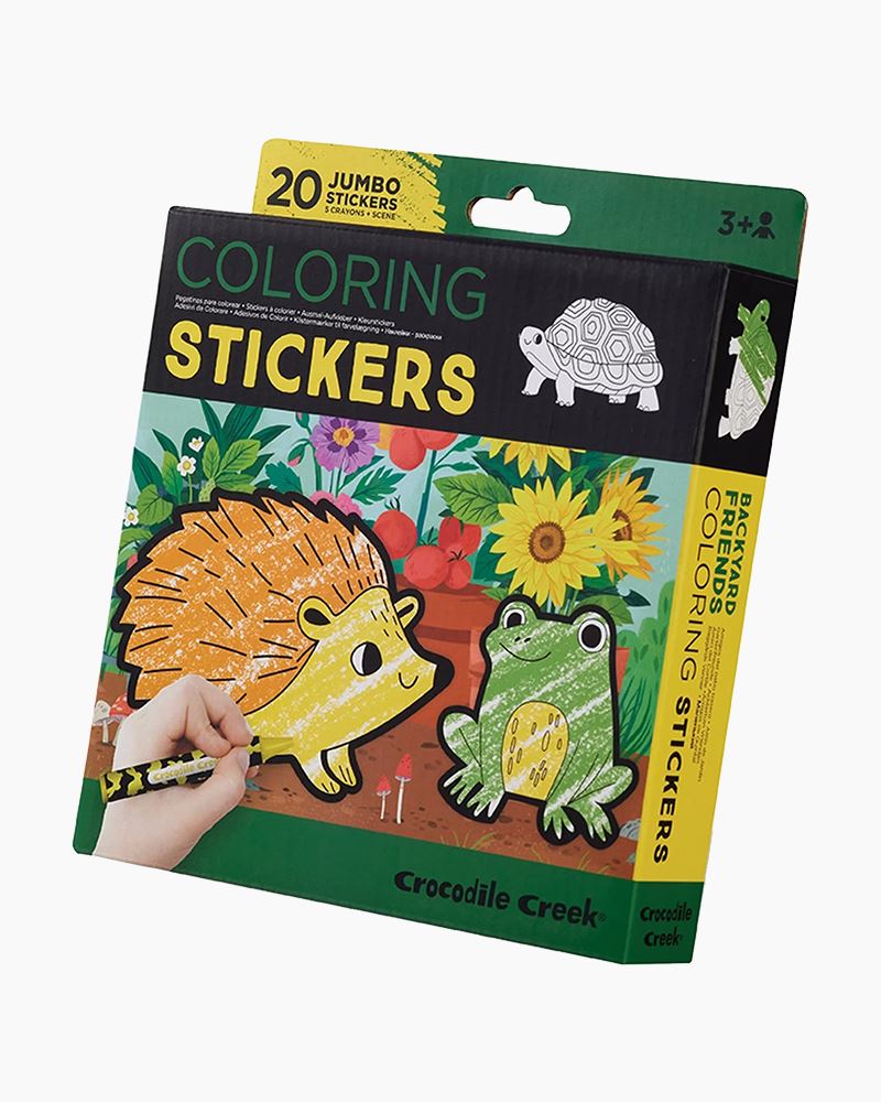 COLOURING STICKERS | BACKYARD FRIENDS