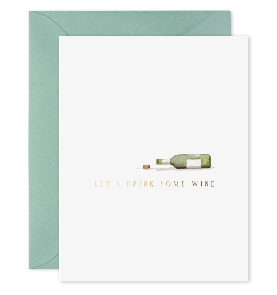 Drink Wine Card | E Frances Paper