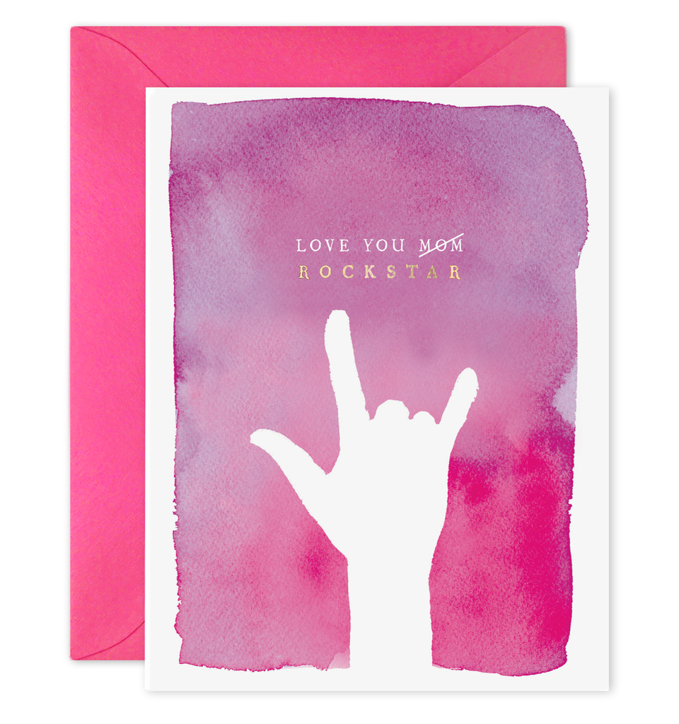 Rockstar Mom Card | E Frances Paper