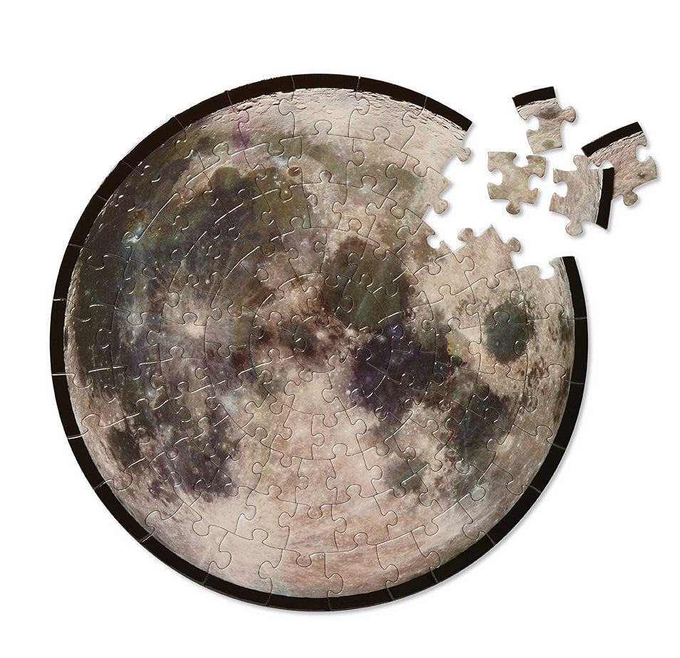 Tin Space Puzzles | Moon | 100-pc