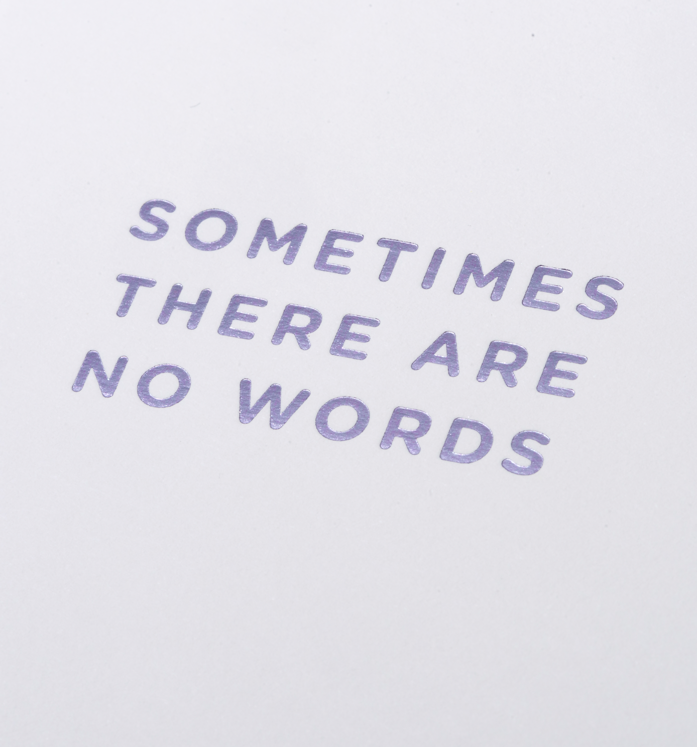 MINI CARD No Words|Lagom Design