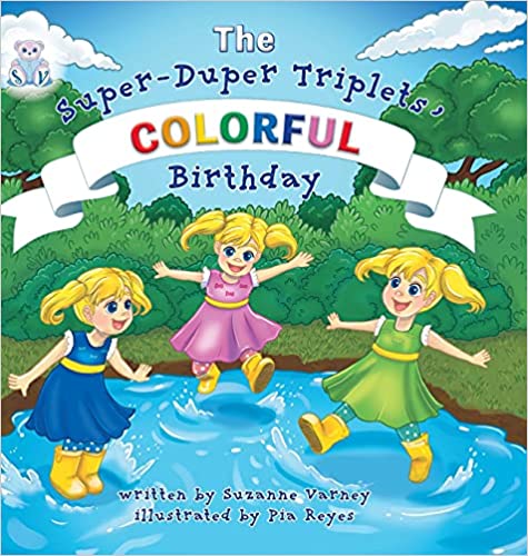 The Super Duper Triplets Colorful Birthday