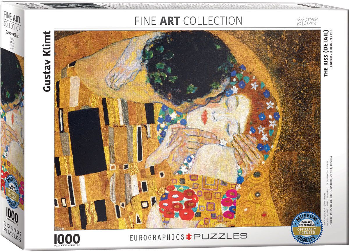 The Kiss (Detail) by Gustav Klimt 1000-Piece Puzzle