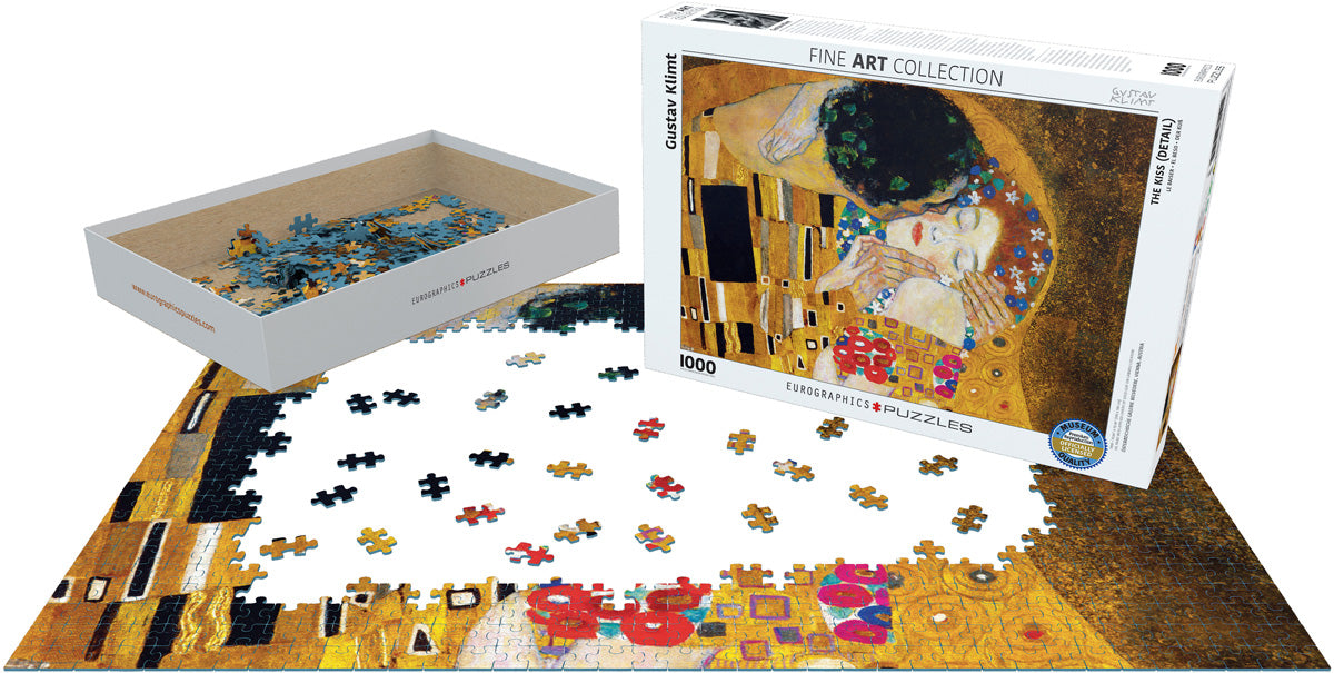 The Kiss (Detail) by Gustav Klimt 1000-Piece Puzzle