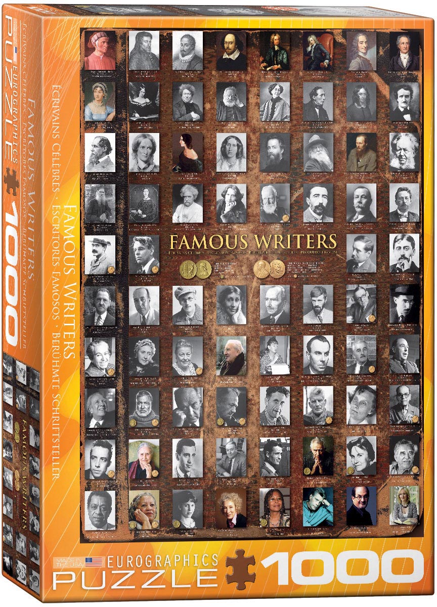 Famous Writers 1000 Piece Puzzle