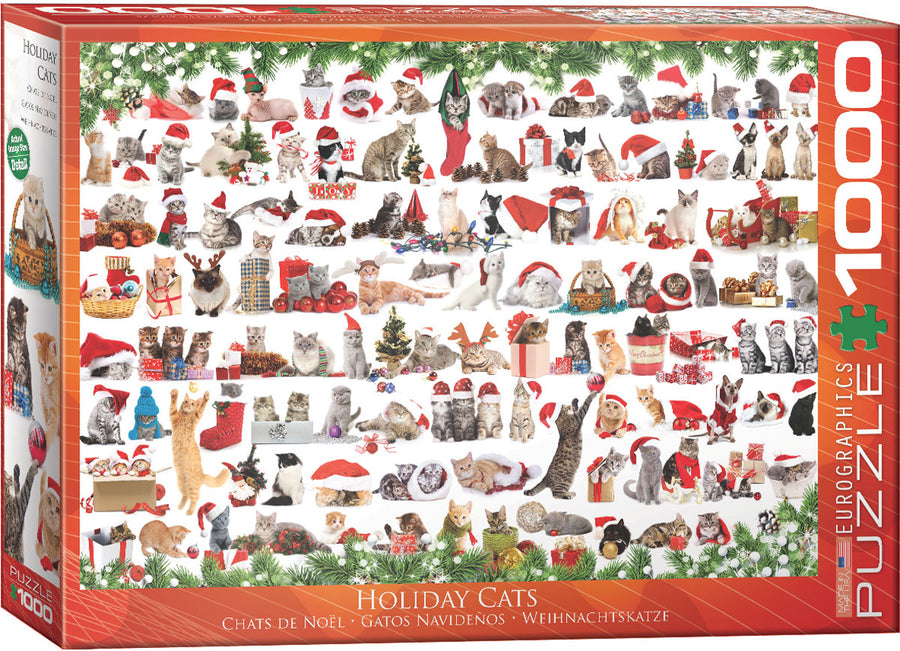 Holiday Cats 1000 Piece