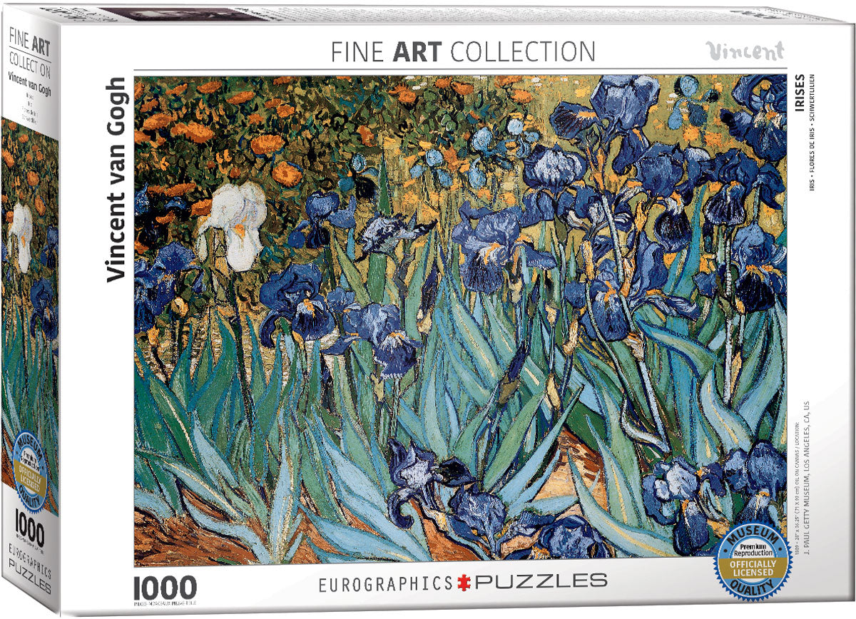 Irises 1000 Piece Puzzle