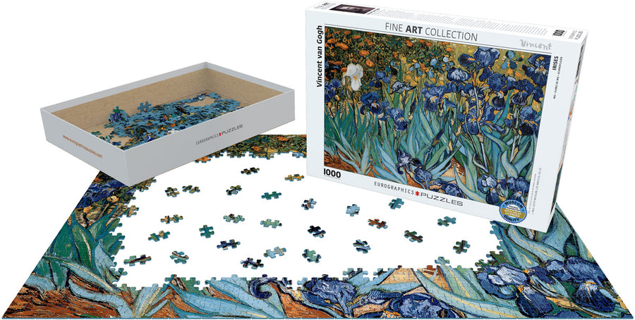 Irises 1000 Piece Puzzle