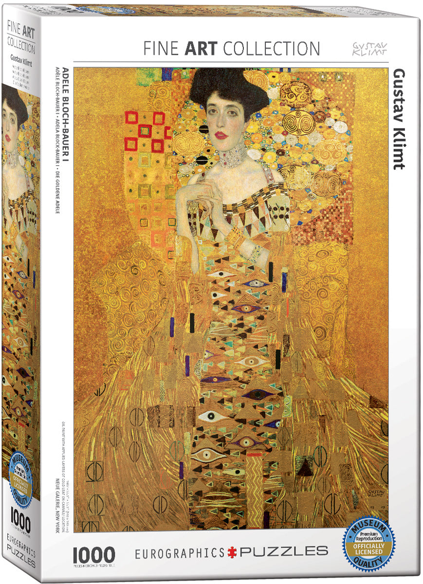 Adele Bloch-Bauer I by Gustav Klimt 1000-Piece Puzzle