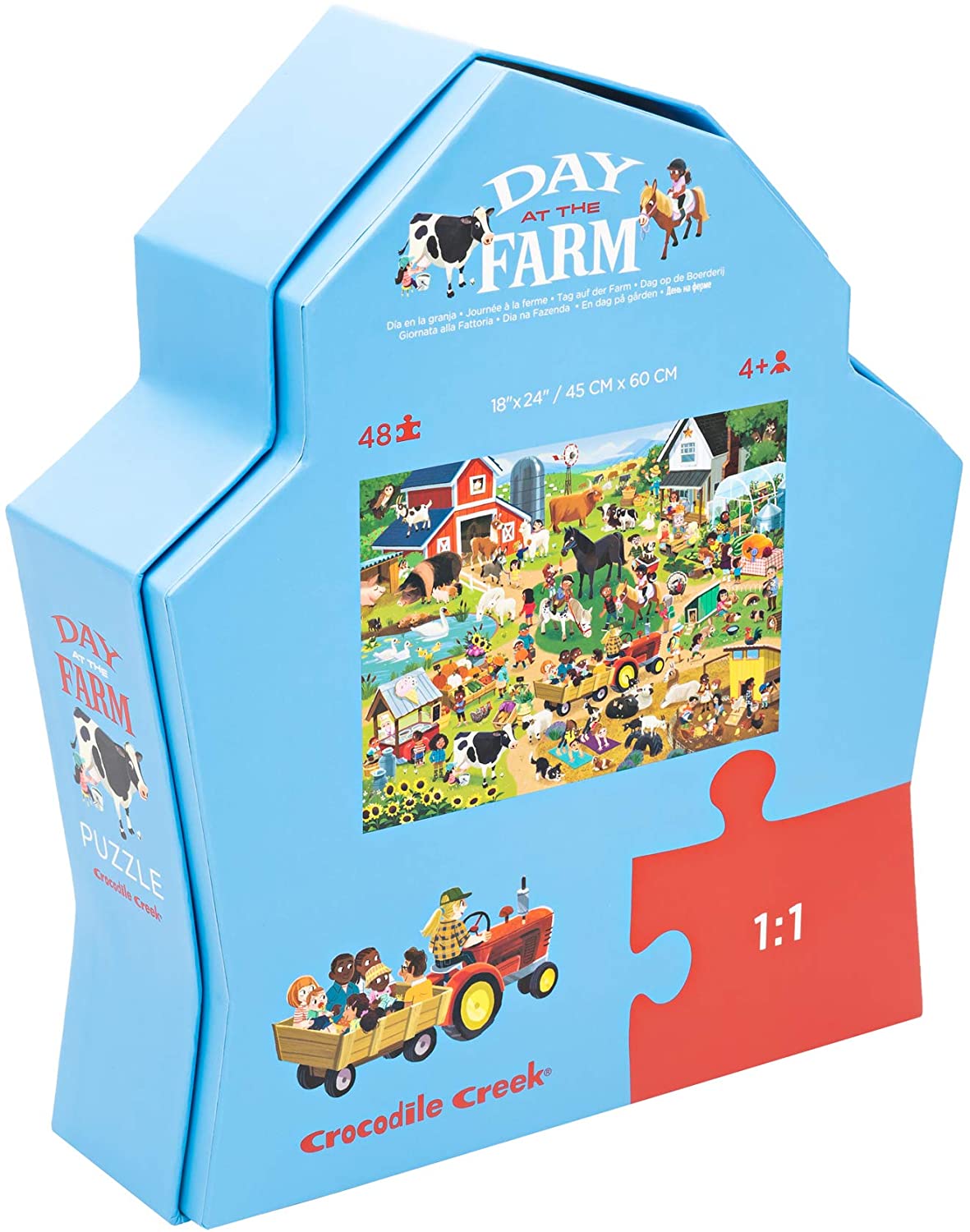 DAY AT THE MUSEUM/FARM 48-PC PUZZLE