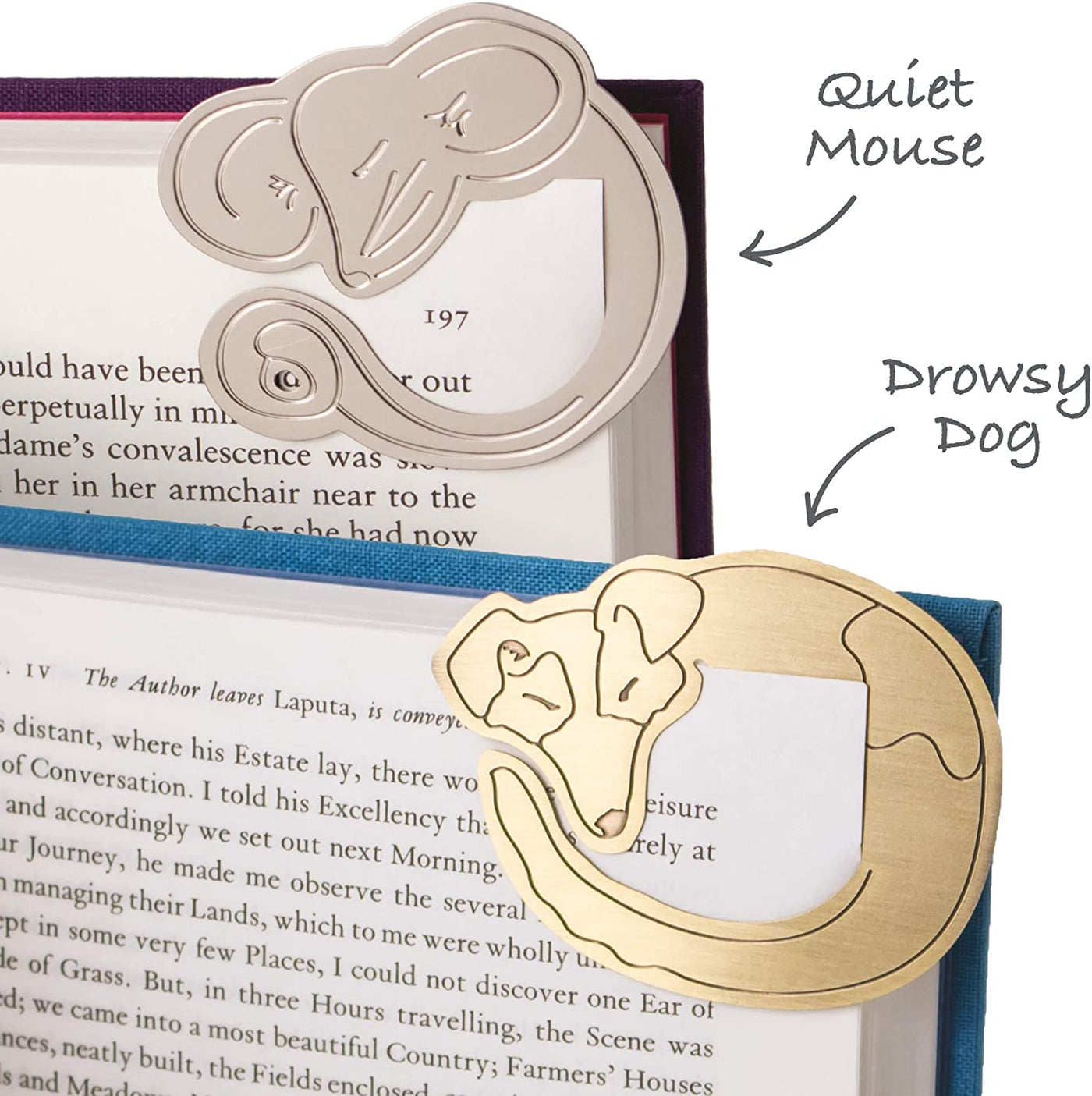 Curled Up Corners Bookmark | Drowsy Dog