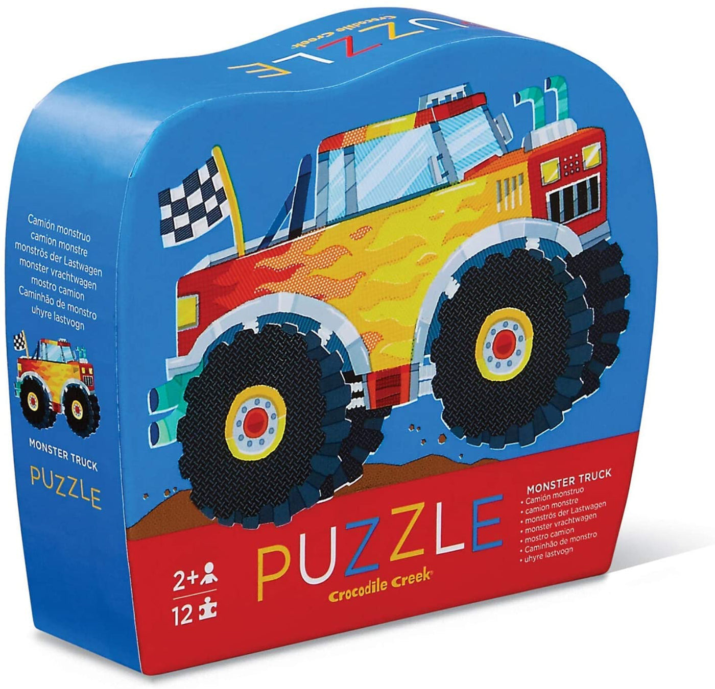 MONSTER TRUCK 12-PC MINI PUZZLE