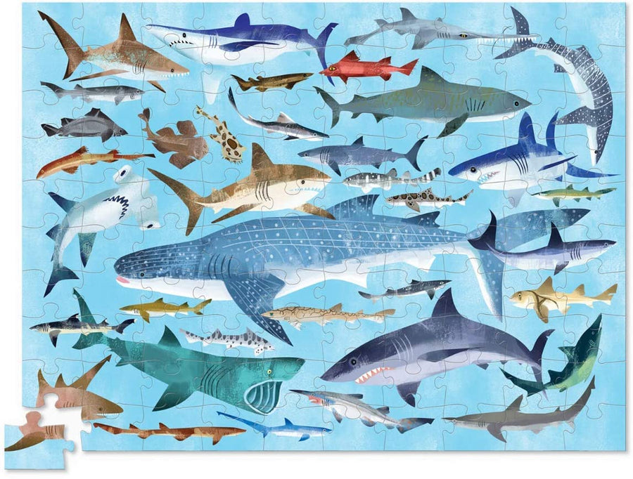 36 SHARKS 100-PC PUZZLE