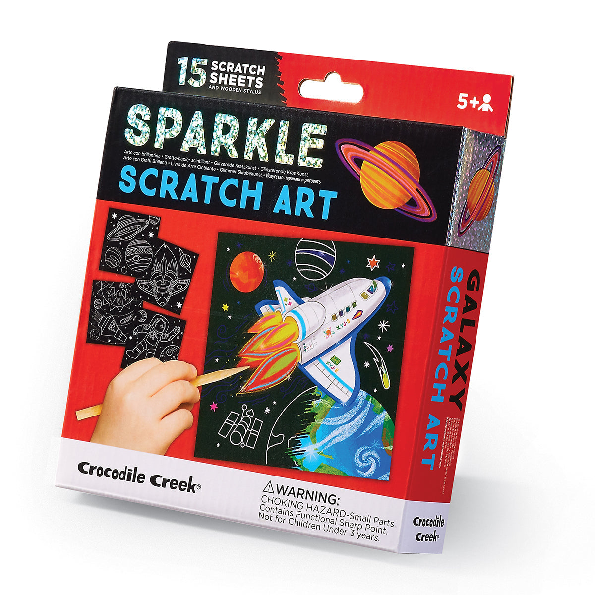 SPARKLE SCRATCH ART | SPACE EXPLORER
